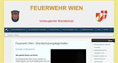 Desktop Screenshot of berufsfeuerwehr-wien.at